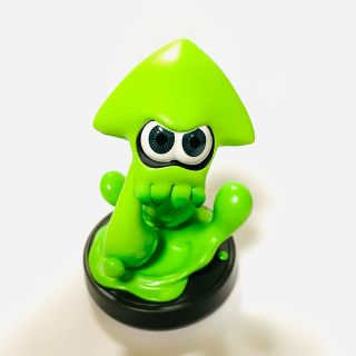 ニンテンドウ(任天堂)のイカ グリーン パープル セット amiibo アミーボ スプラトゥーン(ゲームキャラクター)