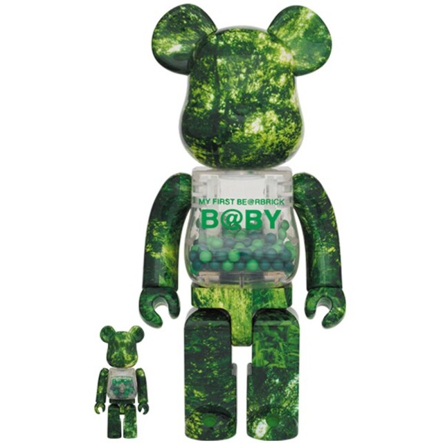 MEDICOM TOY - be@rbrick b@by forest green 100% 400%