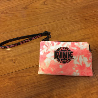 ヴィクトリアズシークレット(Victoria's Secret)のPINK ハンドル付きウレット(財布)