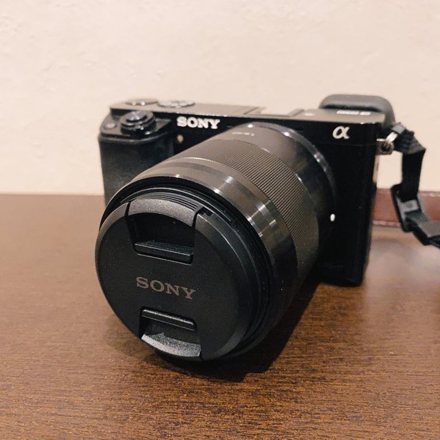 【即日発送】単焦点付き Sony α6000 ILCE-6000 B 作例付き