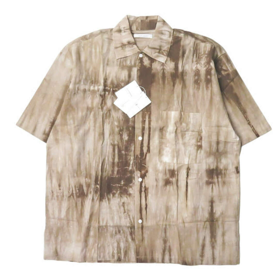 JOURNAL STANDARD ジャーナルスタンダード 20SS タイダイ染め オーバーサイズシャツ 20051600921010 M ベージュ 半袖 Tie Dye ビッグシルエット トップス【新古品】【JOURNAL STANDARD】