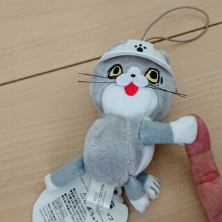 仕事猫 ぬいぐるみクリップ  ミニマスコット③'(キャラクターグッズ)