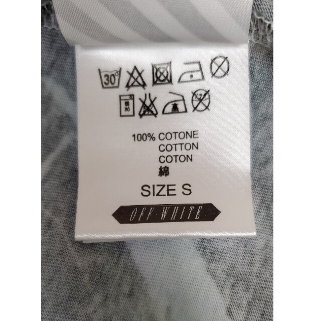 off-white Sサイズ Tシャツ マーブル