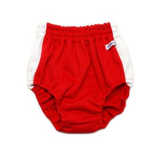 Ｌサイズ　ライン入りブルマー　レッド(陸上競技)