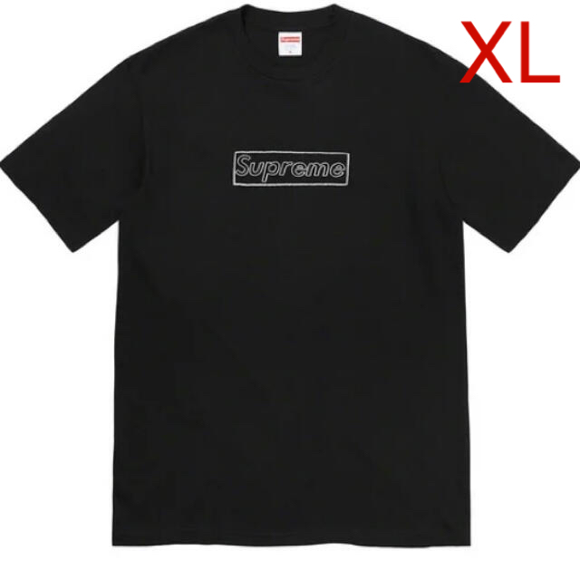 メンズsupreme KAWS Chalk Logo Tee  XL