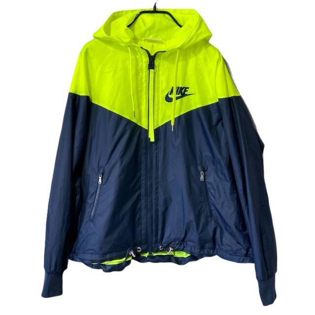 35/105)SACAI NIKE ウィンドパーカー イエロー/ネイビー S | フリマアプリ ラクマ 新年度予算案 NIKE XSサイズ ネイビー フーディー sacai × パーカー