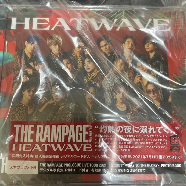 THE RAMPAGE(ザランページ)のTHE RAMPAGE HEATWAVE （CD＋2DVD） エンタメ/ホビーのCD(ポップス/ロック(邦楽))の商品写真