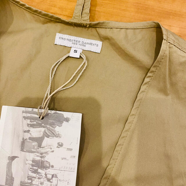 送料込み.Engineerd Garments.Faul Vest.Khaki