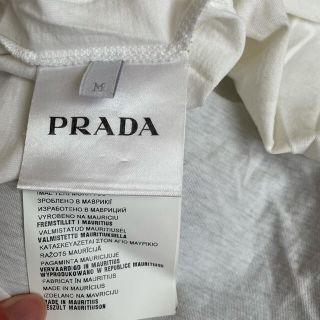 プラダ(PRADA)のPRADA 白Tシャツ　M(Tシャツ/カットソー(半袖/袖なし))