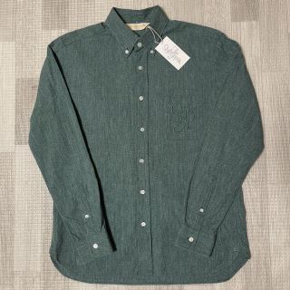 テンダーロイン(TENDERLOIN)の人気品！ THE STYLIST JAPAN 長袖 シャツ グリーン 緑 M(シャツ)