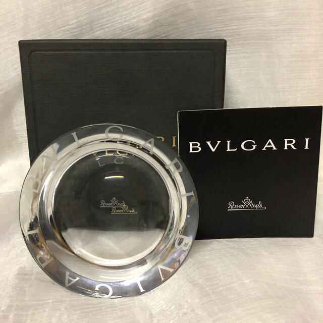 BVLGARI(ブルガリ)のBVLGARI クリスタル　灰皿 インテリア/住まい/日用品のインテリア小物(灰皿)の商品写真