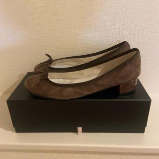 レペット(repetto)の【お値下げしました】Repetto ブラウンスエードバレエシューズサイズ38.5(バレエシューズ)