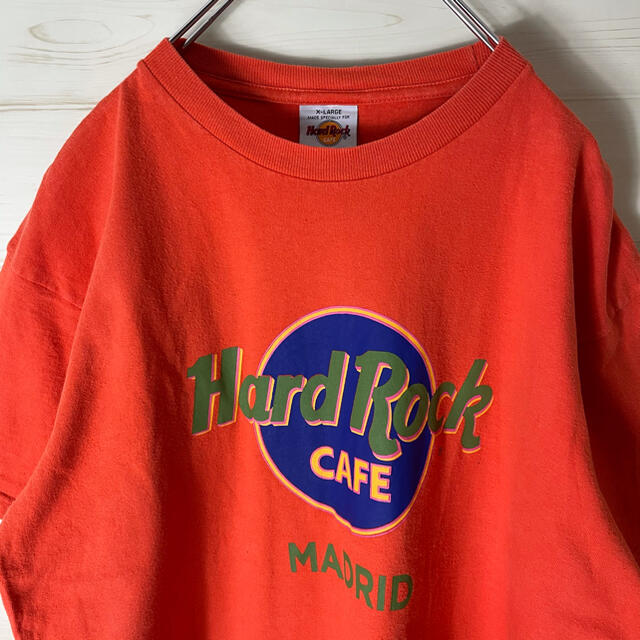 HardRock ハードロックカフェ　tシャツ デカロゴ　古着　USA製　90s メンズのトップス(Tシャツ/カットソー(半袖/袖なし))の商品写真