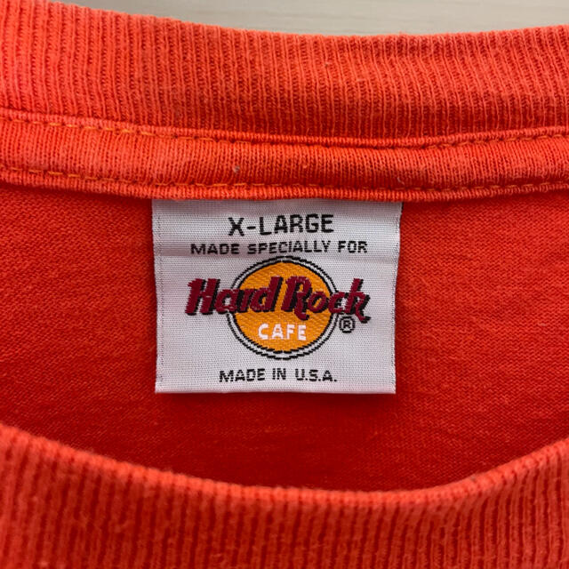 HardRock ハードロックカフェ　tシャツ デカロゴ　古着　USA製　90s メンズのトップス(Tシャツ/カットソー(半袖/袖なし))の商品写真