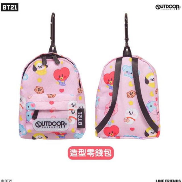 防弾少年団(BTS) - BT21✖️OUTDOOR コラボ商品 ミニリュックポーチの