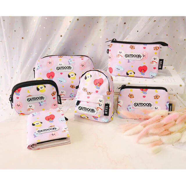 防弾少年団(BTS) - BT21✖️OUTDOOR コラボ商品 ミニリュックポーチの