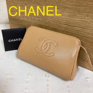 シャネル(CHANEL)のCHANEL キャビアスキン ポーチ(ポーチ)