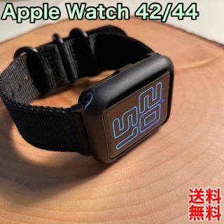 アップルウォッチ(Apple Watch)の★期間限定★【高品質】NATO ナイロンベルト バンド 42/44 Apple(金属ベルト)