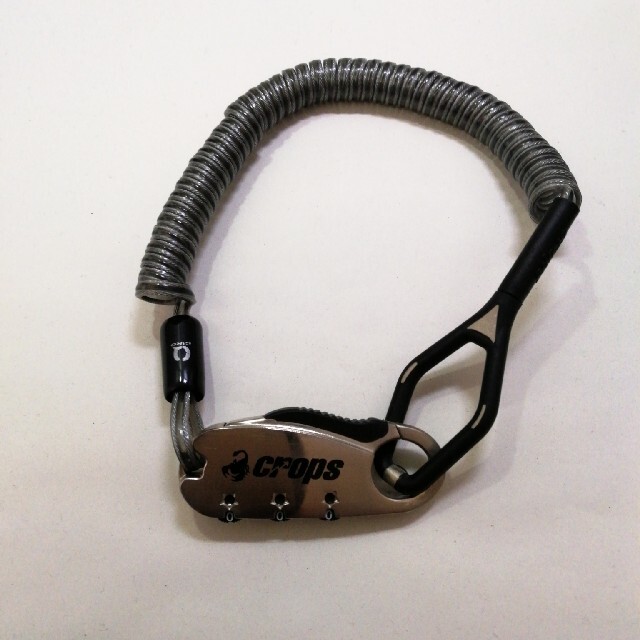 CROPS(クロップス)のcrops ワイヤーロック ダイヤル式 1800mm シルバー スポーツ/アウトドアの自転車(その他)の商品写真