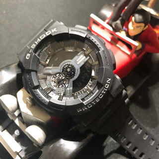 ジーショック(G-SHOCK)のCASIO G-SHOCK GA-110 ブラック　稼動良品(腕時計(デジタル))