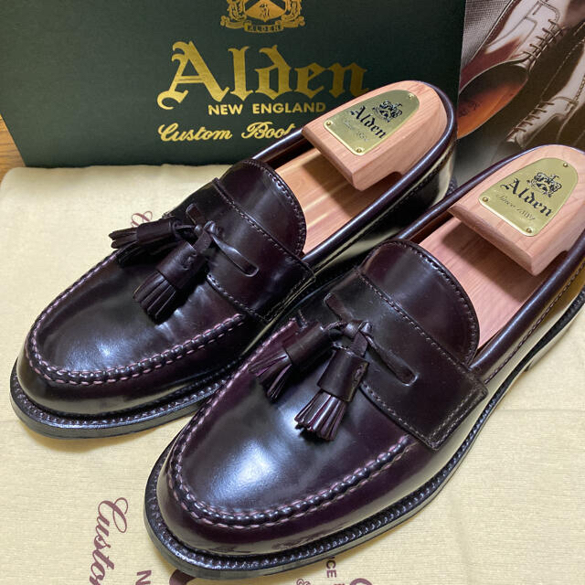 上品な - Alden オールデン 6.5D ユナイテッドアローズ別注タッセル