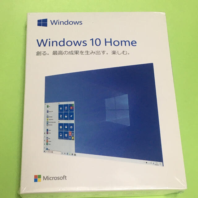 Windows10 Home　日本語パッケージ版