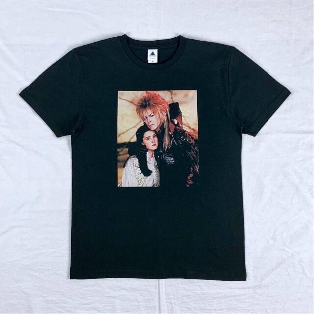 【ラビリンス】新品 デビッドボウイ ジェニファー コネリー 黒 Tシャツ