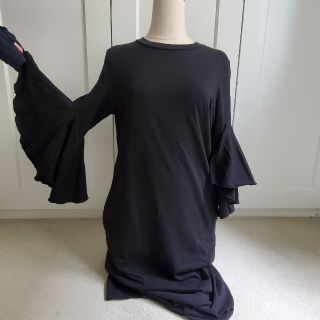 ファセッタズム(FACETASM)の【美品・FACETASM】袖フレアワンピース(ロングワンピース/マキシワンピース)