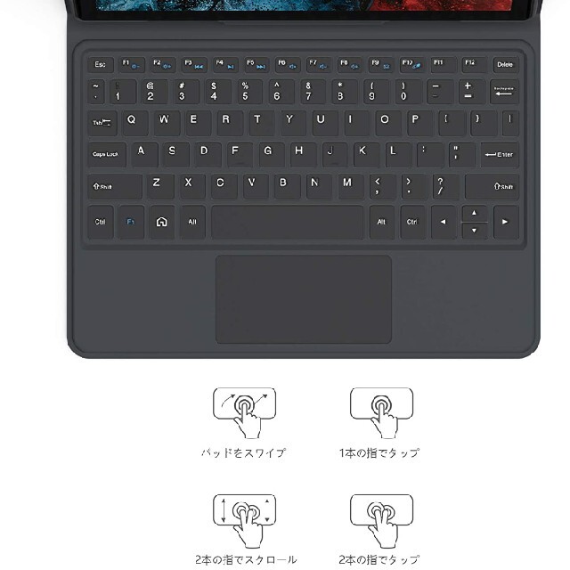 Vastking Kingpad K10と専用のキーボード付きのカバー 4