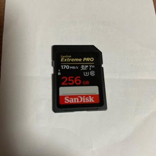 サンディスク(SanDisk)のExtreme PRO 256GB SDカード(その他)