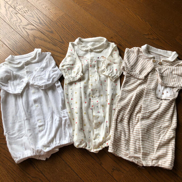 mikihouse(ミキハウス)のロンパースセット　新生児　出産準備　赤ちゃん　 キッズ/ベビー/マタニティのベビー服(~85cm)(ロンパース)の商品写真