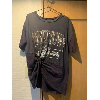 マウジー(moussy)のmoussy トップス　TINSELTOWN REMAKE LIKE TSJ(Tシャツ(半袖/袖なし))