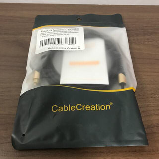光デジタルケーブル CableCreation/4.5M(その他)