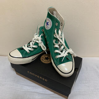 コンバース(CONVERSE)のコンバース 緑 ハイカットスニーカー(スニーカー)