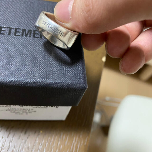 Balenciaga(バレンシアガ)のvetements ring リング　S メンズのアクセサリー(リング(指輪))の商品写真