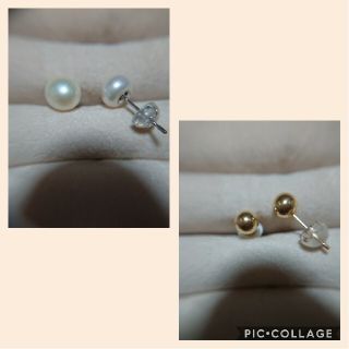 ピアス2セット K18  K14(ピアス)