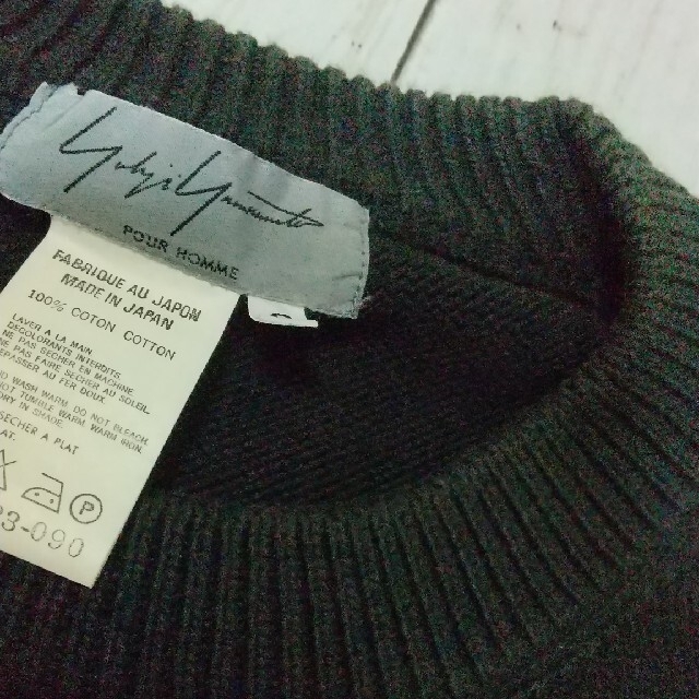 ✨本日のみSale❗️✨Yohji Yamamoto/コットン100%セータートップス