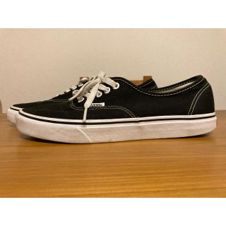 ヴァンズ(VANS)のvans authentic us企画　ブラック　27.5(スニーカー)