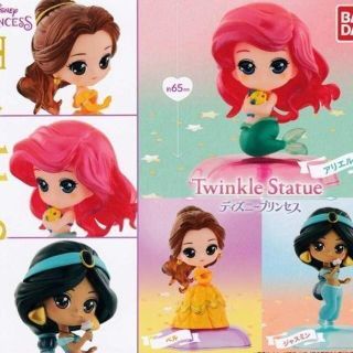 コンプ　ディズニープリンセス Twinkle Statue　全3種　フィギュア(アニメ/ゲーム)