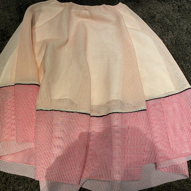 Chesty(チェスティ)のチェスティ　メッシュスカート　ピンク レディースのスカート(ひざ丈スカート)の商品写真