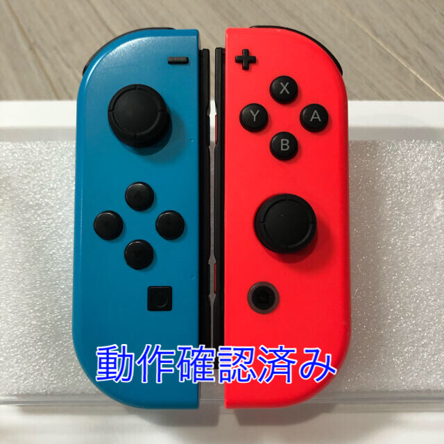 Nintendo Switchジョイコン左右(LR)ネオンブルー/ネオンレッド①