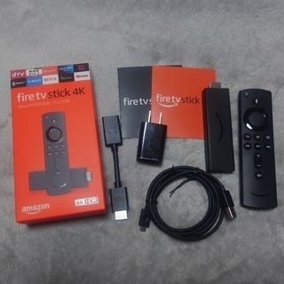 Fire tv stick 4k対応　アレクサ認識リモコン(映像用ケーブル)