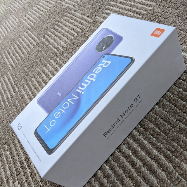 新品・未使用・未開封 Redmi Note 9T パープル スマホ/家電/カメラのスマートフォン/携帯電話(スマートフォン本体)の商品写真