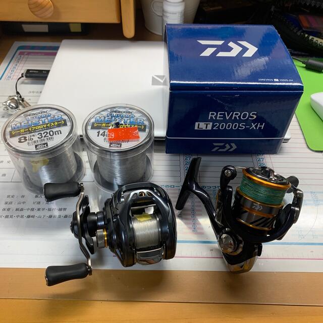 DAIWA(ダイワ)のバス釣りリール  ラインセット スポーツ/アウトドアのフィッシング(リール)の商品写真