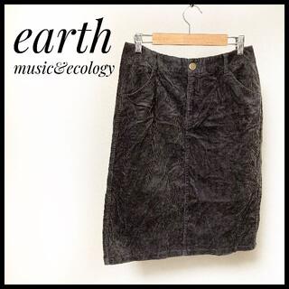 アースミュージックアンドエコロジー(earth music & ecology)のearth music&ecology ひざ丈スカート　デニム　アース(ひざ丈スカート)