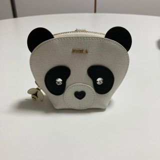 フルラ(Furla)のフルラ　レア! パンダチャーム　ミニポーチ　ミニウォレット　超美品(チャーム)