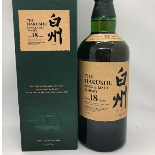 白州18年 700ml カートン付き