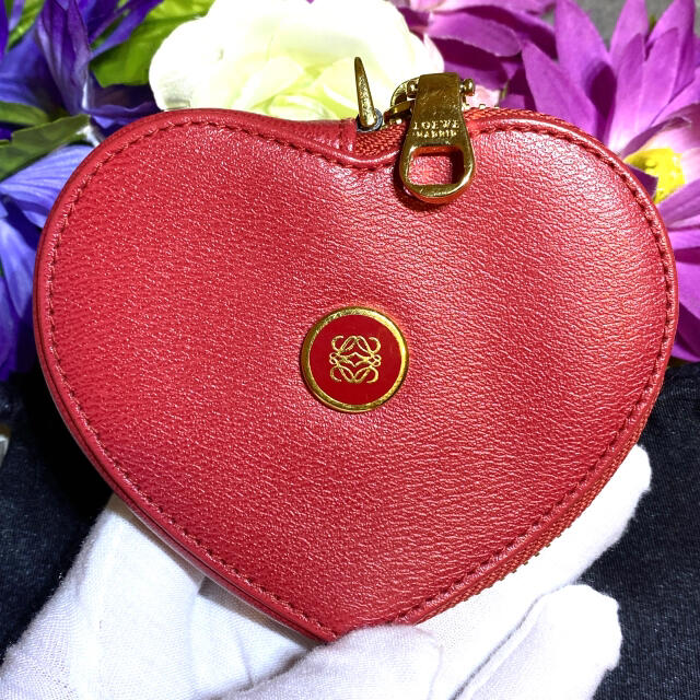 ✨極美品✨ LOEWE ロエベ アナグラム ハート型 コインケース 小銭入れ