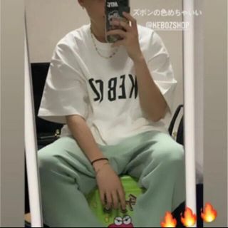 グリーン系,XL(LL)最新人気 【コムドットゆうた着用】keboz × froclub 割引ショッピング コムドットゆうた着用 kebozパーカー パーカー
