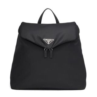 プラダ(PRADA)のPRADA Re Nylon レザー バックパック Black(バッグパック/リュック)